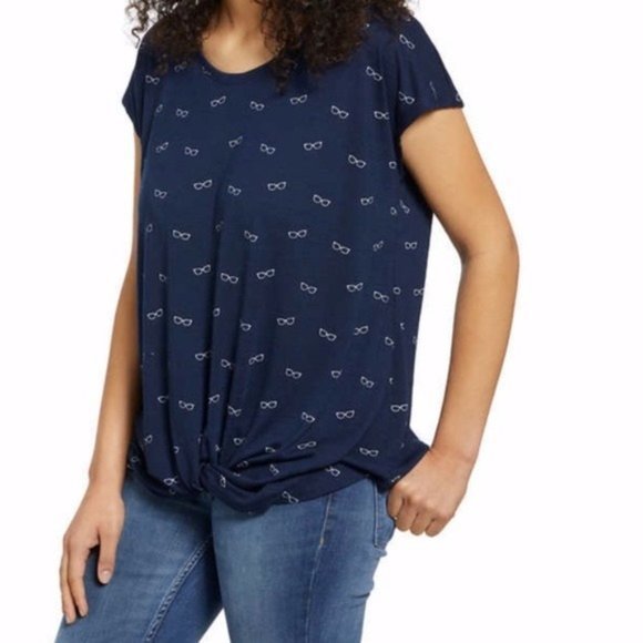 💟 3/$30 IZOD Ladies’ Sunglasses Printed Tee NWT - Picture 5 of 5